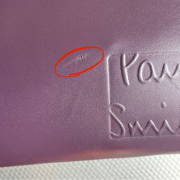 Paul Smith purple 2-tone long shopper tote bag - Picture 6 of 10